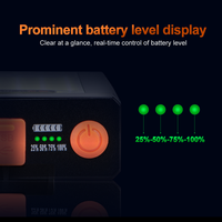 Lampe frontale LED super lumineuse Helius, détachable, à fixer à la ceinture, avec batterie externe, lumière de travail COB pour le camping, la randonnée et la réparation
