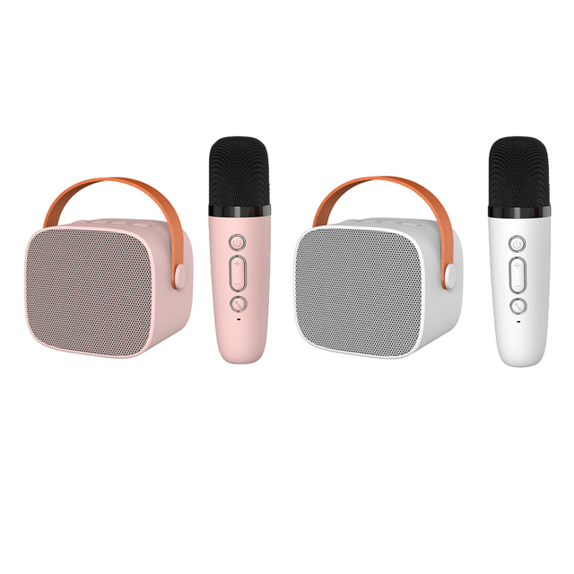 Mini Portable  Karaoke Speaker Wireless Microphone Kids' Birthday Party 6W Power ABS KTV Radio Car Usage Boxed Gift