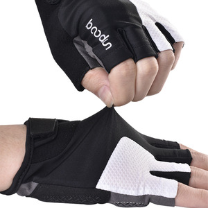 Guantes de bicicleta negros y grises unisex para adultos, guantes de ciclismo para bicicletas de montaña y carretera - Product Image 2