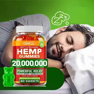 Private Label Hemp Gummies Satisfying Supplement Good Mood Boost Happy Inflammation Calm With Pain Gummies