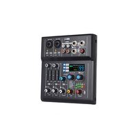 Table de mixage audio mini 2-4 canaux en aluminium OEM neuve avec carte son BT USB, console DJ, KTV, enregistrement à domicile, streaming en direct