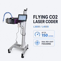 Máquina de Marcado Láser de CO2 de 30W 40W para Cartón, Papel, Madera, Acrílico, Fecha de Caducidad, Código de Lote, Logotipo, Número de Serie