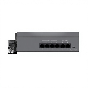 สวิตช์เครือข่าย 6 พอร์ต 10/100Mbps + 8 พอร์ต PoE, แหล่งจ่ายไฟ 52V, ระบบส่งสัญญาณระยะไกลกำลังสูง 48V รุ่น M408 - Product Image 2