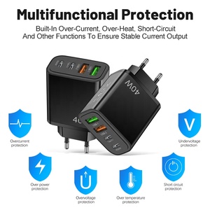 <span class=keywords><strong>Cargador</strong></span> USB C <span class=keywords><strong>de</strong></span> <span class=keywords><strong>40W</strong></span>, carga rápida QC 3,0, carga <span class=keywords><strong>de</strong></span> pared para iPhone 14 13 12, <span class=keywords><strong>Cargador</strong></span> rápido <span class=keywords><strong>Huawei</strong></span> Xiaomi 3,0, <span class=keywords><strong>cargador</strong></span> <span class=keywords><strong>de</strong></span> teléfono móvil - Product Image 4
