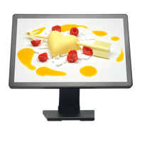 Monitor Táctil Capacitivo USB LED de 19 Pulgadas, Monitor de Pantalla Táctil de 19 Pulgadas con 10 Puntos de Tacto