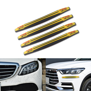 <span class=keywords><strong>4</strong></span> piezas de coche de parachoques de goma guardia logo flexible frente del coche cola parachoques puerta protector de - Product Image 1