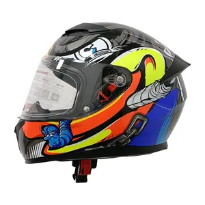 Werkseitig angepasster Motorrad helm Adult Motorcycle Racing Street Helm Vollgesichts-Motorrad helm