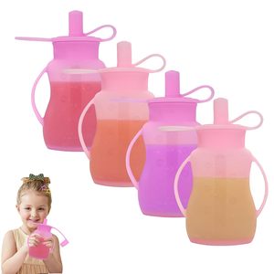Bolsas de Almacenamiento de Leche Materna de Silicona Reutilizables, Plegables, Libres de BPA, con Logotipo Personalizado, Aptas para Alimentos, con Asa, Ecológicas y Fáciles de Limpiar - Product Image 1