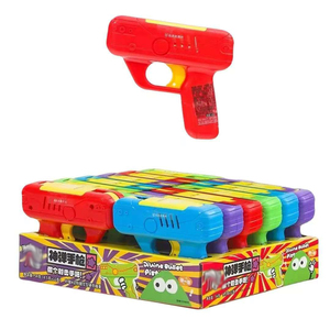 Best-seller Mini <span class=keywords><strong>pistolet</strong></span> à bonbons sucettes créatifs avec bonbons halal Jeu de tir en plastique doux Jouets à bonbons pour enfants - Product Image 1
