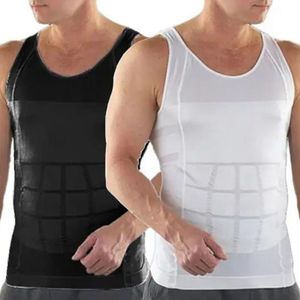 S-SHAPER Chaleco Moldeador Elástico de Punto <span class=keywords><strong>para</strong></span> Hombre, Camiseta sin Costuras de Compresión, Camiseta Interior Ajustada <span class=keywords><strong>para</strong></span> Moldear el Cuerpo - Product Image 2