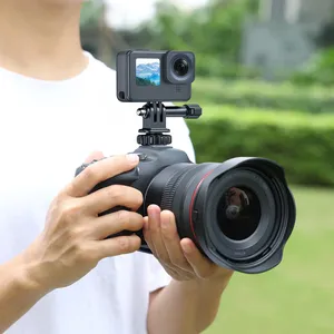 <span class=keywords><strong>New</strong></span> 2 trong 1 đa hành động máy ảnh Giày lạnh núi Adapter với 1/4 inch vít lỗ Mini Tripod núi cho <span class=keywords><strong>Gopro</strong></span> gắn máy ảnh DSLR - Product Image 4