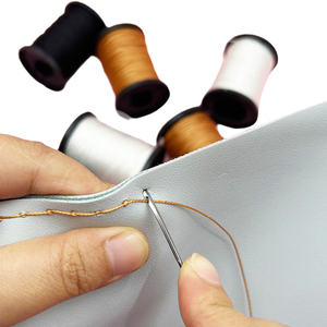 Metal <strong>Leather</strong> Shoes Canvas Tent Copper Handle Stitcher Taper Craft Needle Shoe Repair Awl <strong>Sewing</strong> Tool <strong>Kit</strong> - Product Image 6