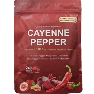 OEM Wholesale 12-in-1 <strong>Cayenne</strong> <strong>Pepper</strong> Softgel <strong>Capsules</strong> Organic Extract Adult Digestive Health Immune Support Energy Management - Product Image 6