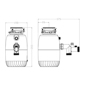 Hot bán 2.0HP/1500W chất thải thực phẩm xử lý 5-in-1 Auto + Xương Máy Nghiền - Product Image 4