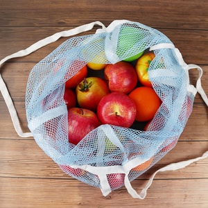 OEM/ODM personalizado de mango largo reutilizable fruta producir bolsas de malla bolsa de red para la compra de comestibles para súper mercados - Product Image 2