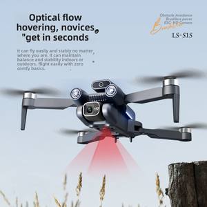 2025 <span class=keywords><strong>LSRC</strong></span> S1S évitement d'obstacles pliable quadrirotor RC Dron S1S <span class=keywords><strong>Drone</strong></span> <span class=keywords><strong>Mini</strong></span> <span class=keywords><strong>Drone</strong></span> 4K HD double caméra flux optique fibre de carbone - Product Image 4