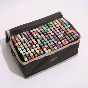 ชุดปากกามาร์คเกอร์หัวคู่ 80 สี ปลอดสารพิษ ใช้แอลกอฮอล์ ล้างออกได้ ลบได้ สำหรับงานศิลปะ พร้อมโลโก้สั่งทำ สำหรับผู้ใหญ่และเด็ก - Product Image 1