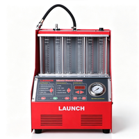 Nettoyeur et testeur d'injecteurs de carburant LAUNCH CNC-602A, machine de nettoyage ultrasonique pour injecteurs 6 cylindres pour véhicules à essence