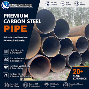 Tubo de Acero al Carbono Recocido API 5L Gr.B A53 Gr.B, Granallado, 219.1mm 6mm DIN 1626, para Servicios de Construcción - Product Image 1