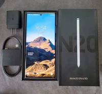 Smartphone Android Note 20 Ultra 5G/LTE SM-N986U1, best-seller, processeur dix cœurs, écran OLED 6,9 pouces 120 Hz, double SIM, étanche, complet