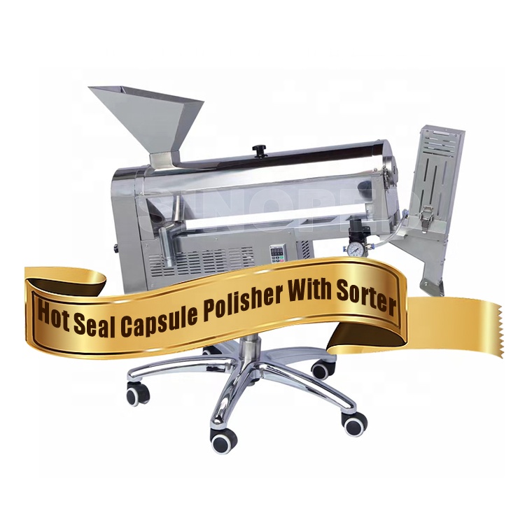 SINOPED Фармацевтическая Машина для полировки капсул, машина для полировки капсул с сортировщиком