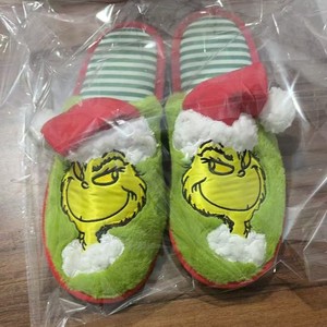 Nuova casa confortevole simpatico cartone animato Grinch pantofole di cotone <span class=keywords><strong>invernale</strong></span> per gli uomini e le coppie di donne pantofole di cotone caldo - Product Image 3