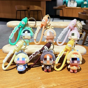 New Style Crying Baby Keychain Flocking Style Girls' Bag Pendant Blind Box Gift Small Gifts for Car Key Chains Wholesale