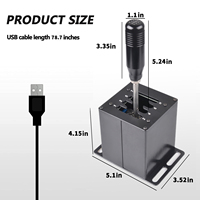 Freno de Mano Universal Logitech Negro con Sensor Hall de 16 Bits, Simulador de Freno de Mano USB con Palanca de Cambios Recta 7+R para Juegos de Carreras