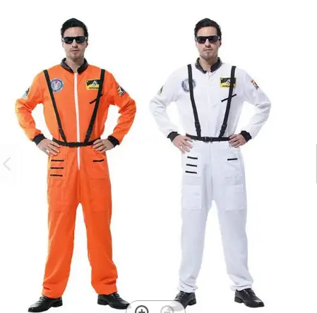 2024 item terlaris anak-anak dewasa kostum astronot setelan angkasa pilot Jumpsuit Pesta Purim karnaval Cosplay pakaian helm