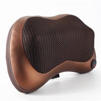 Bantal Pijat Shiatsu Elektrik 3D untuk Leher, Bahu, Punggung, Mobil, Rumah, dengan Rotasi dan Pemanas Inframerah