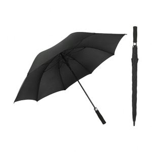 Parapluie de golf haut de gamme QM, droit, en fibre de verre, coupe-vent, anti-UV, avec logo personnalisé, promotionnel, transparent - Product Image 1