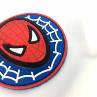 Personnalisé pvc 3d vêtements patch en caoutchouc en relief étiquette chaleur silicone insigne