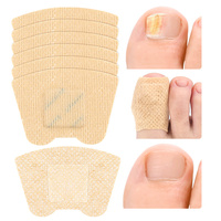 Patch réparateur d'onychomycose en hydrogel en forme d'éventail pour ongles souples, ongles incarnés, ongles épaissis