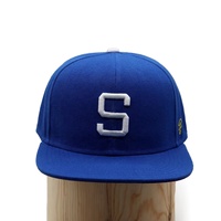 Casquettes ajustées personnalisées brodées pour hommes avec logo – Nouveauté, visière plate, style Fifty Snapback
