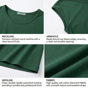 Camiseta sin mangas de verano para hombre, estilo nuevo 2026, transpirable, informal, de color sólido, TKAN28Z, premium, suave, 100% algodón, cuello redondo, básica. - Product Image 2