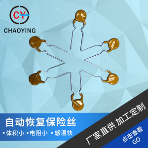 ฟิวส์แบบรีเซ็ตอัตโนมัติ หัวกลม ทรงกระบอก ระยะห่างระหว่างขั้ว 5.0 มม. 30V 0.75A ฟิวส์ PTC แบบ Through Hole สำหรับเครื่องใช้ไฟฟ้าในครัวเรือน - Product Image 5