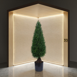 3ft UV bảo vệ cây nhân tạo trong chậu bảo trì thấp cho trong nhà ngoài trời giáng sinh trang trí nội thất - Product Image 3