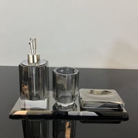 Ensemble de gel douche en cristal personnalisable Idée cadeau de mariage Décoration de salle de bain de luxe digne de Pinterest