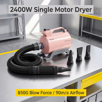 Souffleur turbo Shernbao SHD-2600P 4HP 2400W, sécheuse de voiture à haute vitesse chauffée