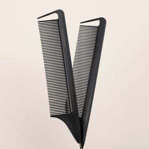Curved Steel Needle Pet Comb Tapered Tail Professional Grooming Styling Tool - Product Image 1