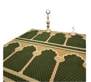 The Huge Manufacturer Provides the Affordable Luxury 100% Polyester Printed or Hand Tufted Muslim Masjid Prayer Carpet Rug Wall - Product Image 2