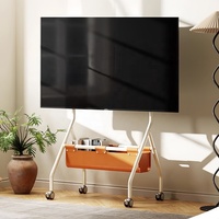 Soporte de suelo de TV rodante portátil, altura ajustable, móvil, 32-70 pulgadas, carrito de TV con ruedas, 2, 2, 2, 1, 2 pulgadas