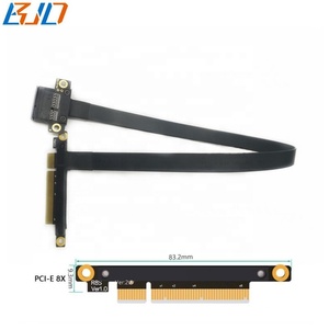 PCI Express PCIe 1X Slot to PCI-E 8X adattatore Riser prolunga 30CM 40CM 50CM 60CM 80CM 100CM per scheda madre Getac X500 G3 - Product Image 2