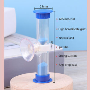 นาฬิกาทรายพลาสติก 1 2 3 5 10 นาที พร้อมจุกดูด สำหรับเด็ก - Product Image 4