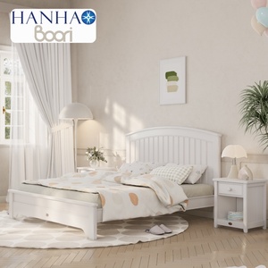Moderne Massivholz Schlafzimmer möbel Fabrik Nordic Style Hotels Wohnungen Hot Sale Boori Kids Classic Royale Kingsize-Bett - Product Image 1