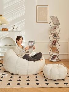 Siège unique tissu sectionnel paresseux <span class=keywords><strong>canapé</strong></span> inclinable sommeil citrouille Tatami balcon chaise de loisirs pour maître pour salon - Product Image 2