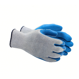 Gants de sécurité enduits de latex, antidérapants, à surface gaufrée, pour la construction et la maçonnerie - Product Image 1