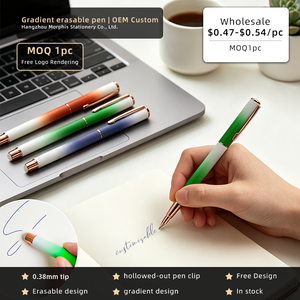 Elegante Pluma Estilográfica Metálica Wei Zhuang con Logotipo Personalizado, Color Degradado, Punta Ligeramente Oblicua de 0.38mm, Buena Calidad de Escritura - Product Image 2