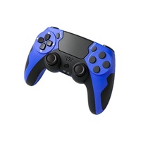   Manette de jeu sans fil et filaire pour P4 PC P3 avec double vibration, gyroscope 6 axes, pavé tactile, 600 mAh