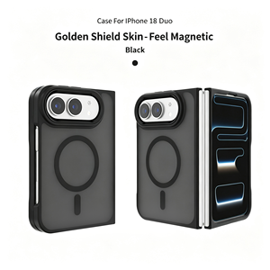 Coque Velvety Touch à panneau plat avec boucle magnétique pour iPhone <span class=keywords><strong>Duo</strong></span>, anti-huile, compatible charge <span class=keywords><strong>sans</strong></span> <span class=keywords><strong>fil</strong></span>, avec bordure à motifs variés et découpes de précision - Product Image 6